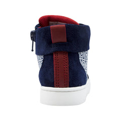 Clarks x Marvel City Hero Kids Navy Trainers