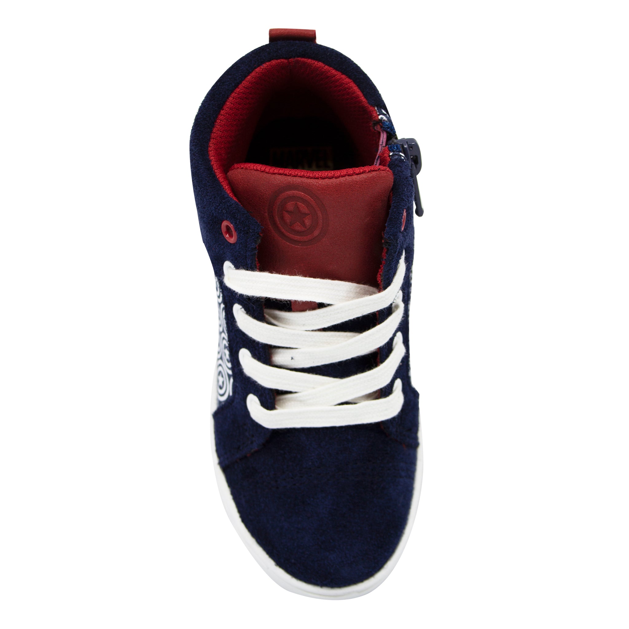 Clarks x Marvel City Hero Kids Navy Trainers