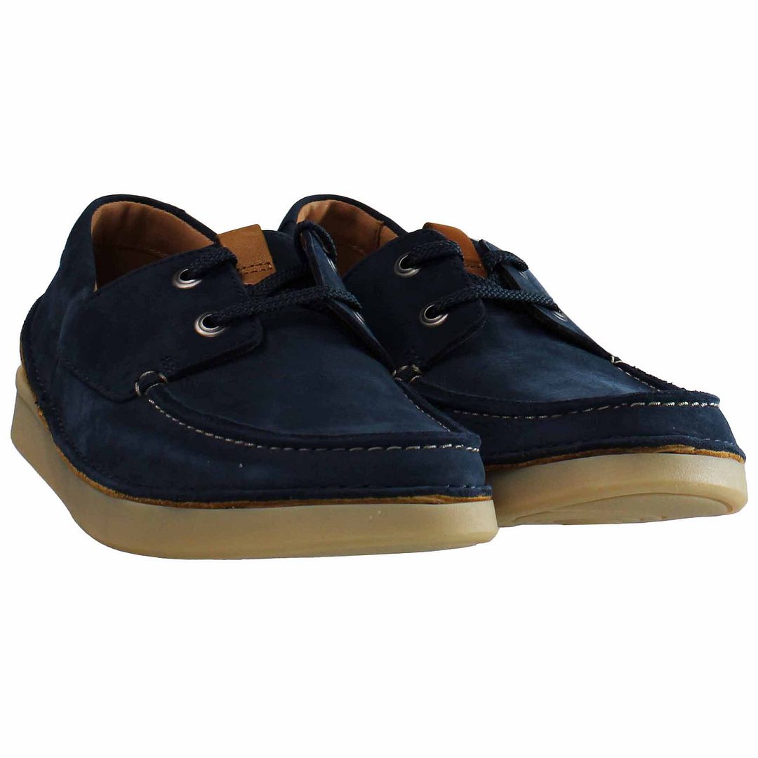 Clarks Oakland Sun Mens Navy Shoes