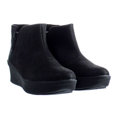 Clarks Step Rose Womens Black Boots