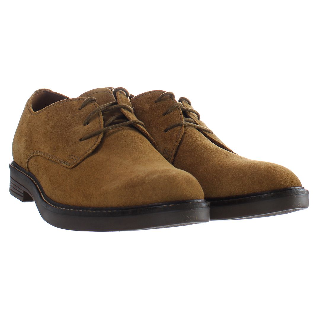 Clarks Paulson Plain Mens Brown Shoes