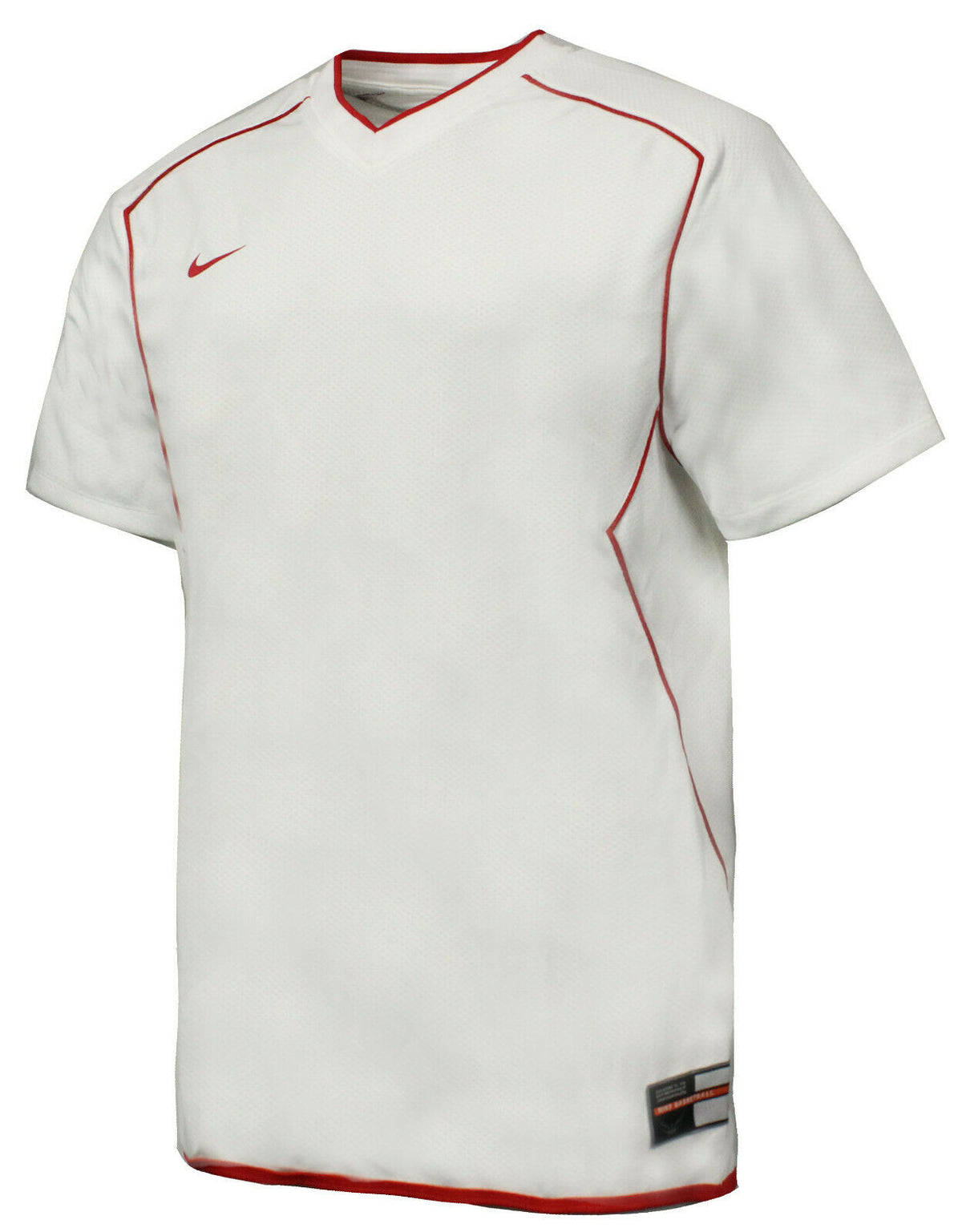 Nike Basketball Jersey Mens Active Training Top T-Shirt White 263290 101 A70E