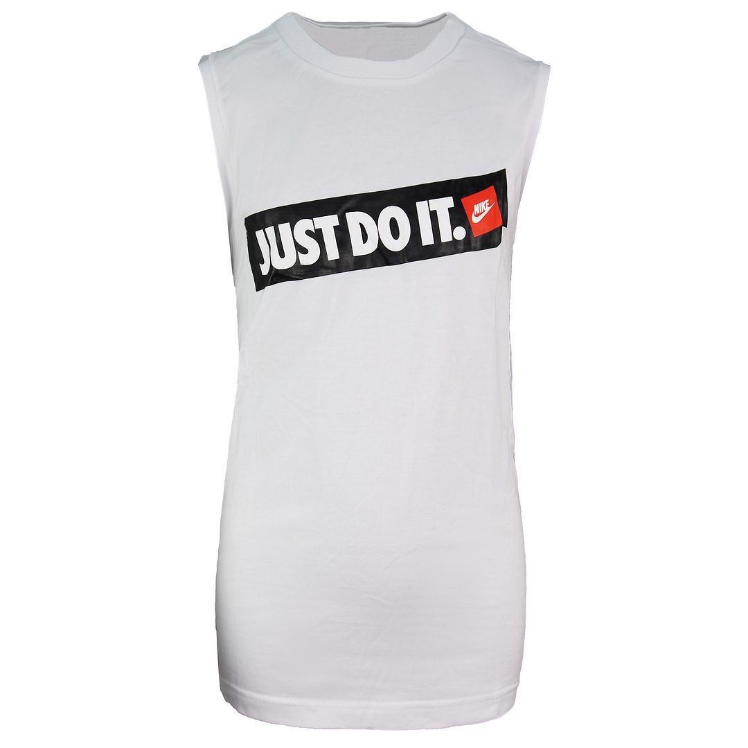 Nike Just Do It Mens White Vest