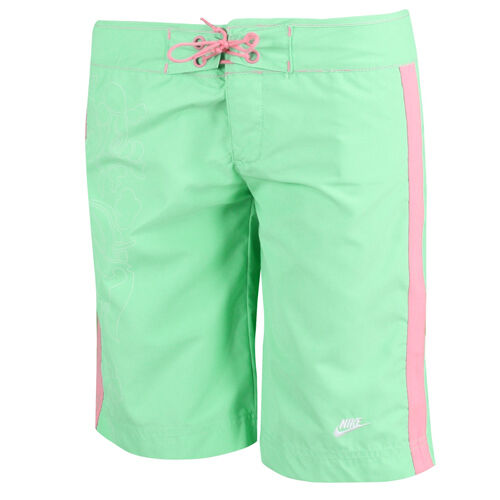 Nike Womens Green/Pink Board Shorts