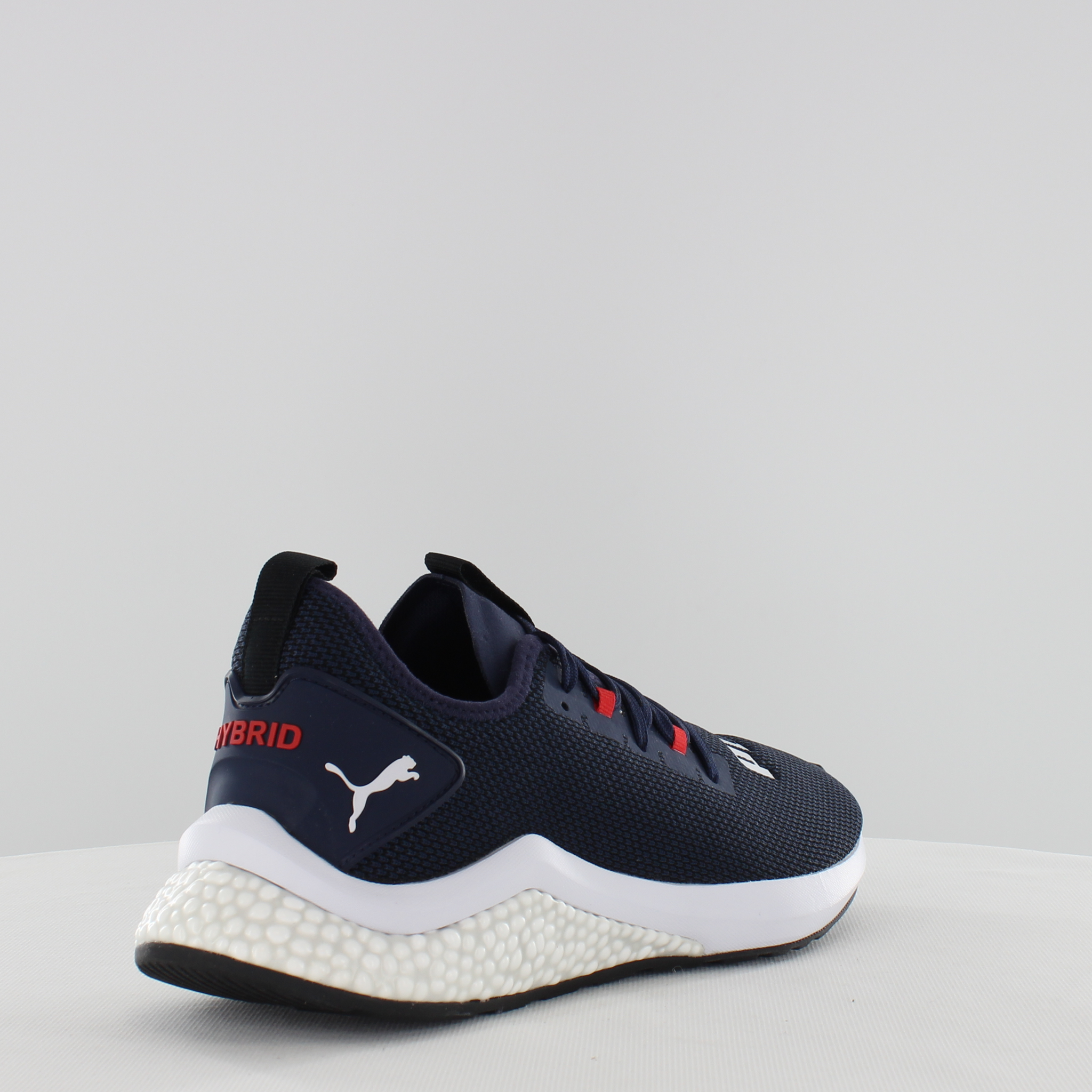 Puma Hybrid NX Navy Textile Mens Lace Up Trainers 192259 01