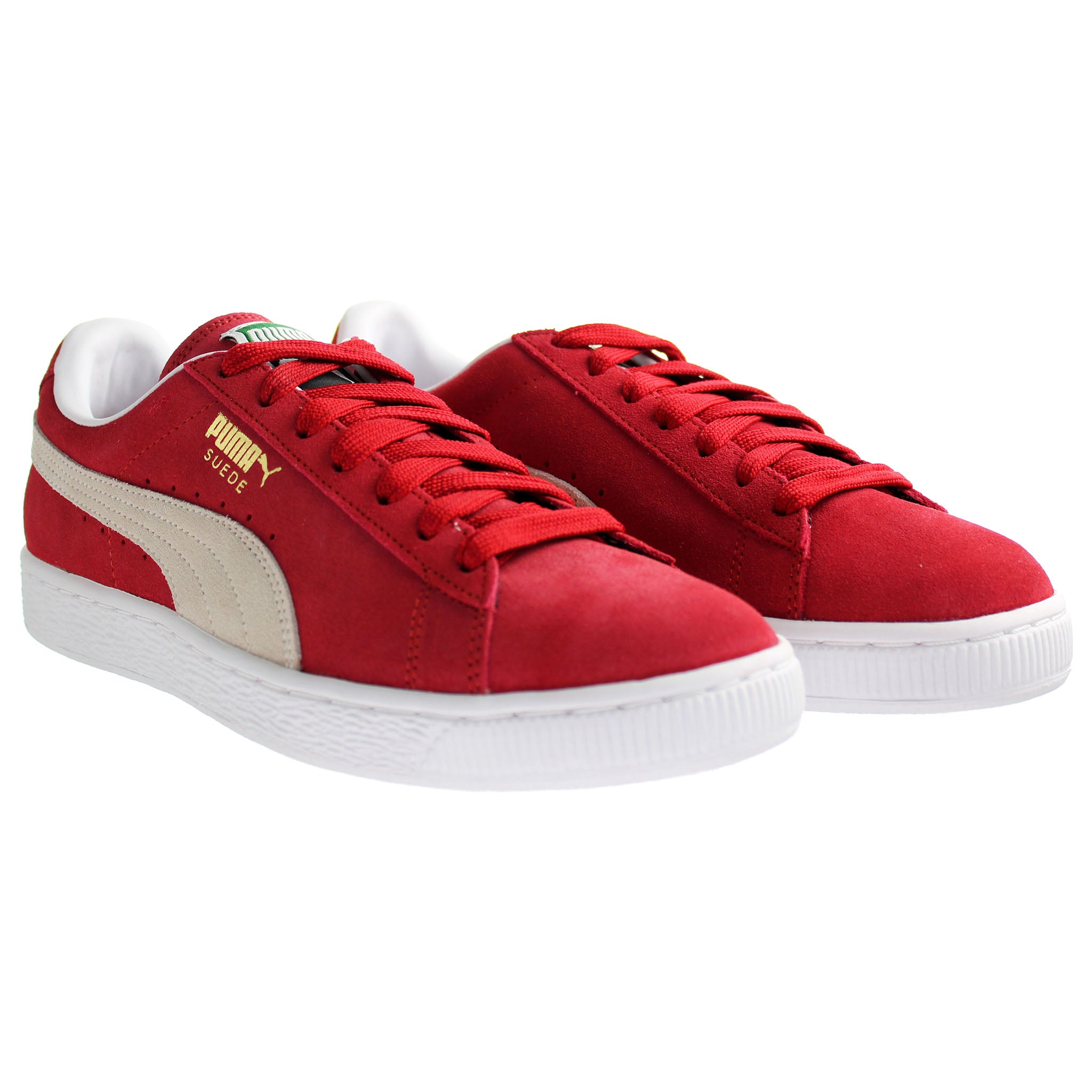 Puma Classic + Mens Red Trainers