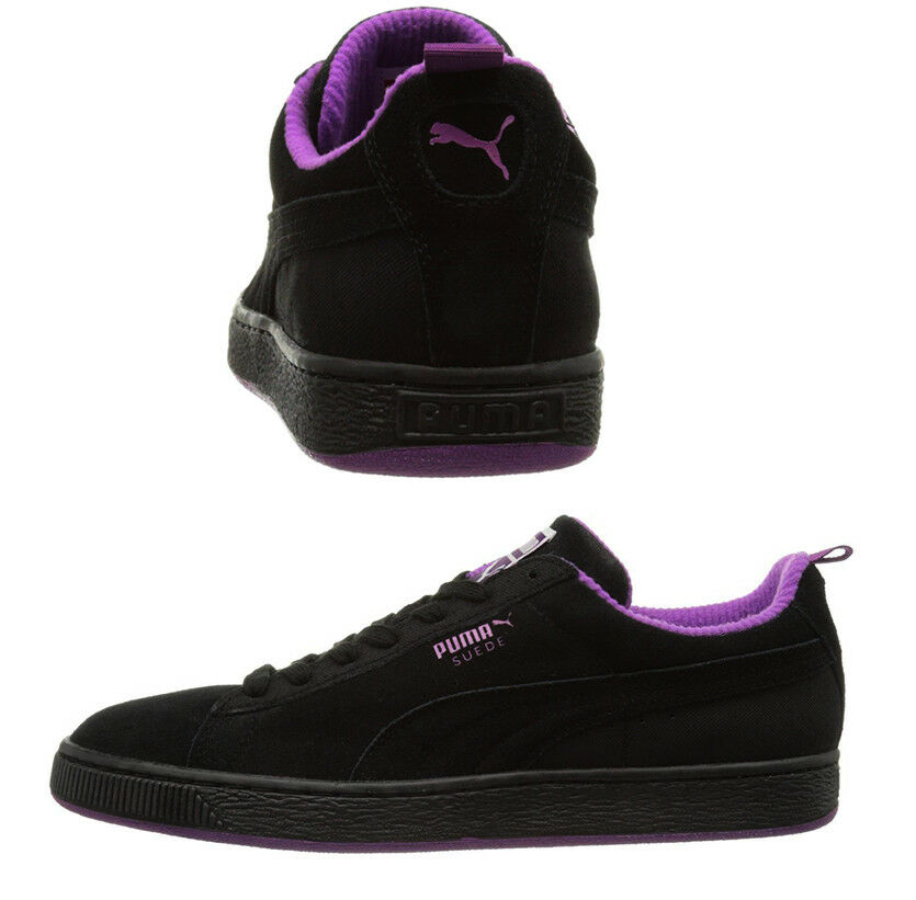 Puma Classic Mens Black/Purple Trainers