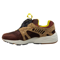 Puma Trinomic Leather Disc Cage Lux Opt 2 Slip On Chili Mens Trainers 356410 01