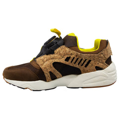 Puma Trinomic Leather Disc Cage Lux Opt 2 Mens Brown Trainers