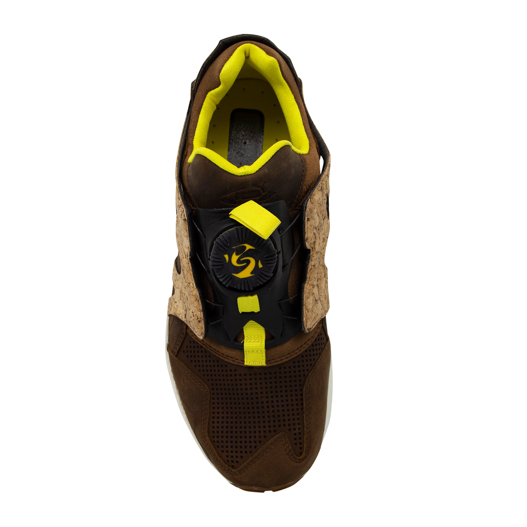 Puma Trinomic Leather Disc Cage Lux Opt 2 Mens Brown Trainers