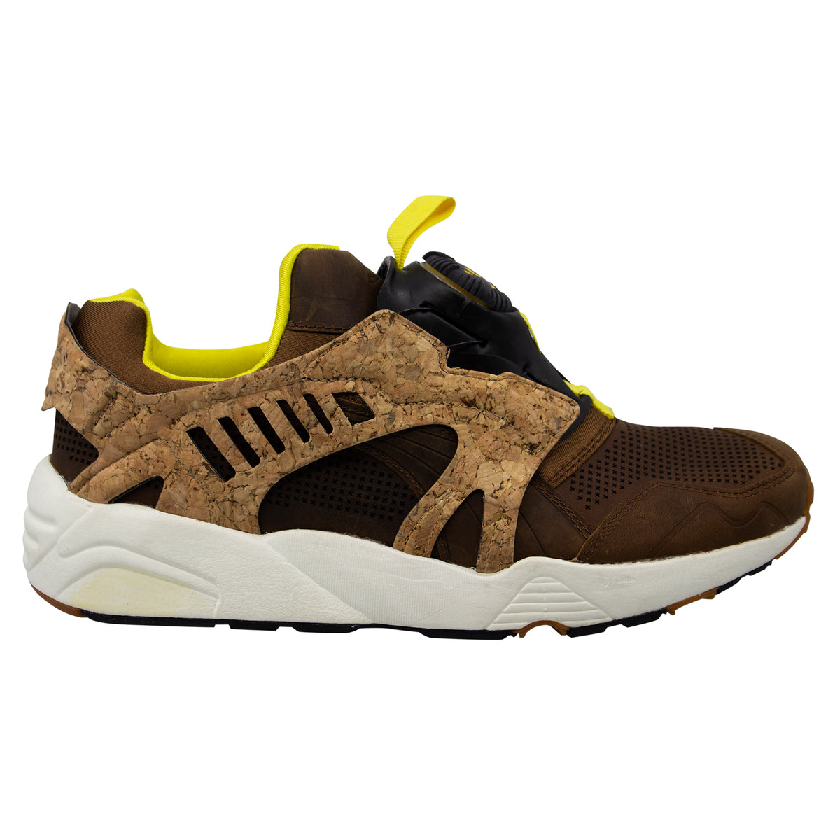 Puma Trinomic Leather Disc Cage Lux Opt 2 Mens Brown Trainers