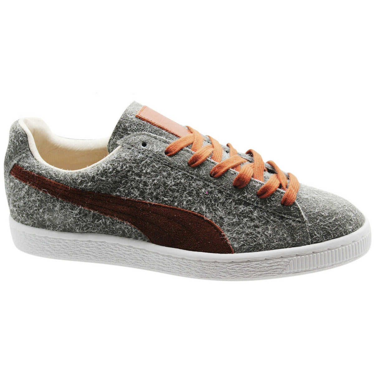 Puma Suede Angora X MIJapan Mens Lace Up Trainers Grey 357437 03 B12C