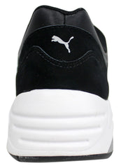 Puma Trinomic R698 Matt & Shine Mens Black Trainers