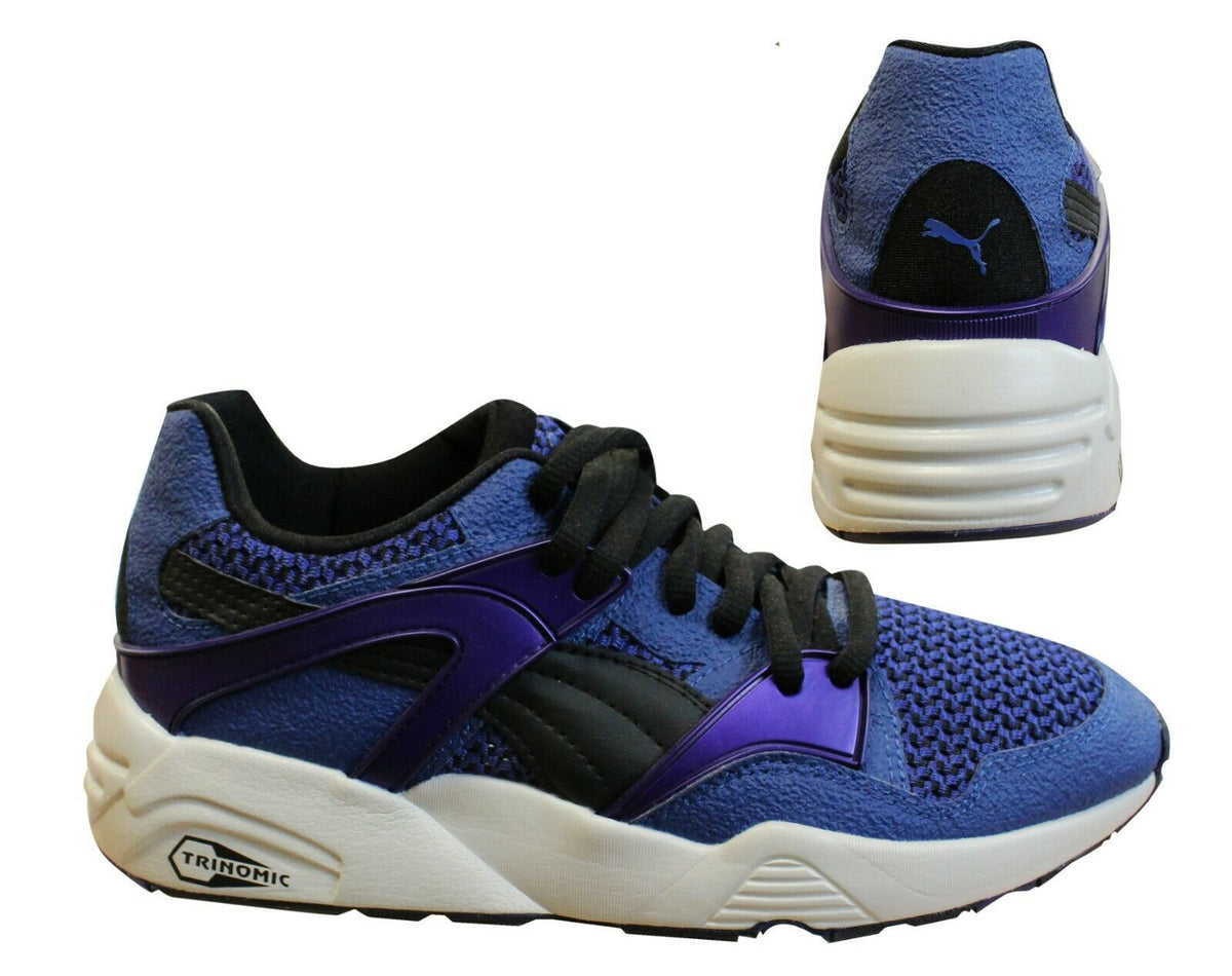 Puma Trinomic Blaze Knit Mens Blue Trainers