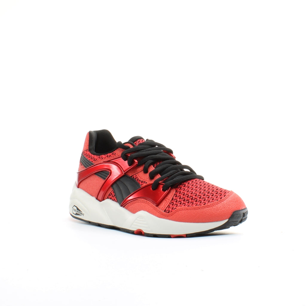 Puma Trinomic Blaze Knit Mens Red Trainers