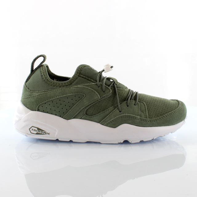 Puma Trinomic Blaze Of Glory Mens Green Trainers