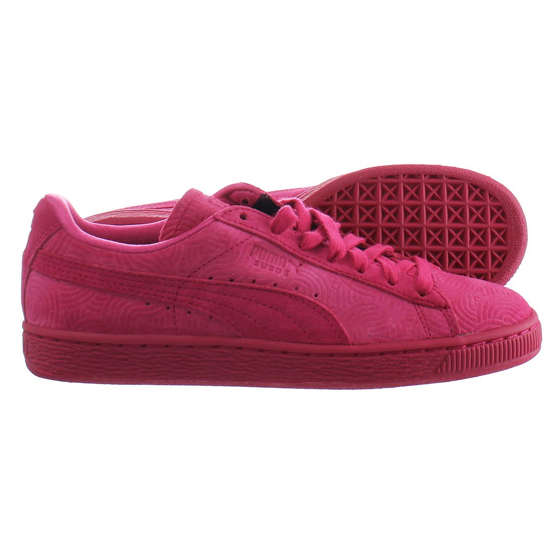 Puma Suede Classic + Colored Red Womens Trainers