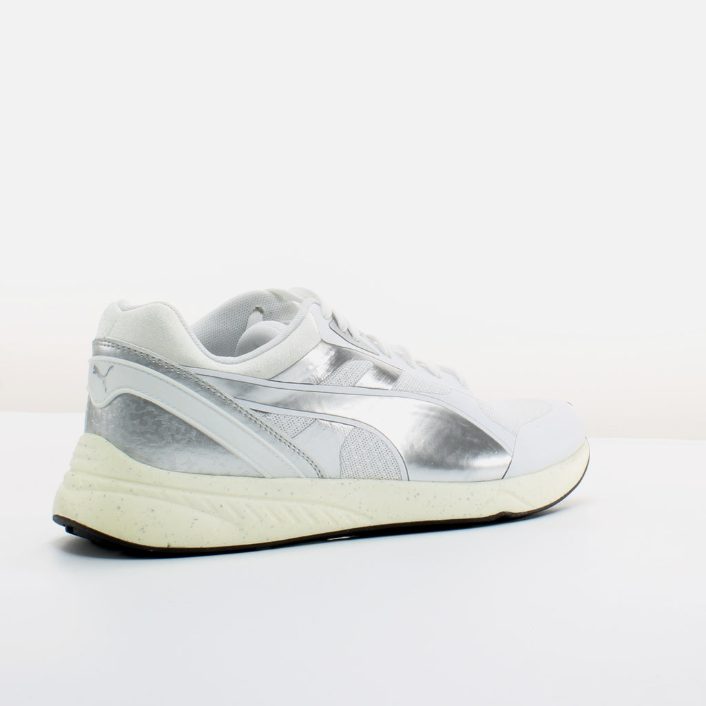 Puma 698 Ignite Womens Metallic White Trainers