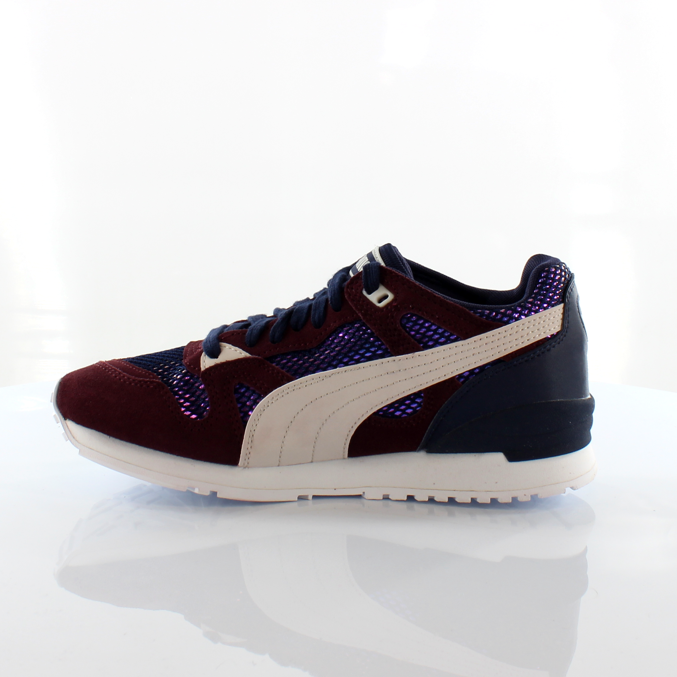 Puma Duplex OG Remastered DC4 Womens Burgundy Trainers