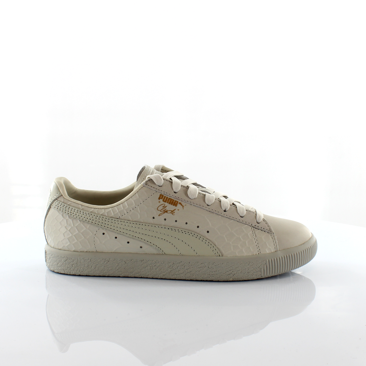 Puma Clyde Dressed Mens Off White Trainers