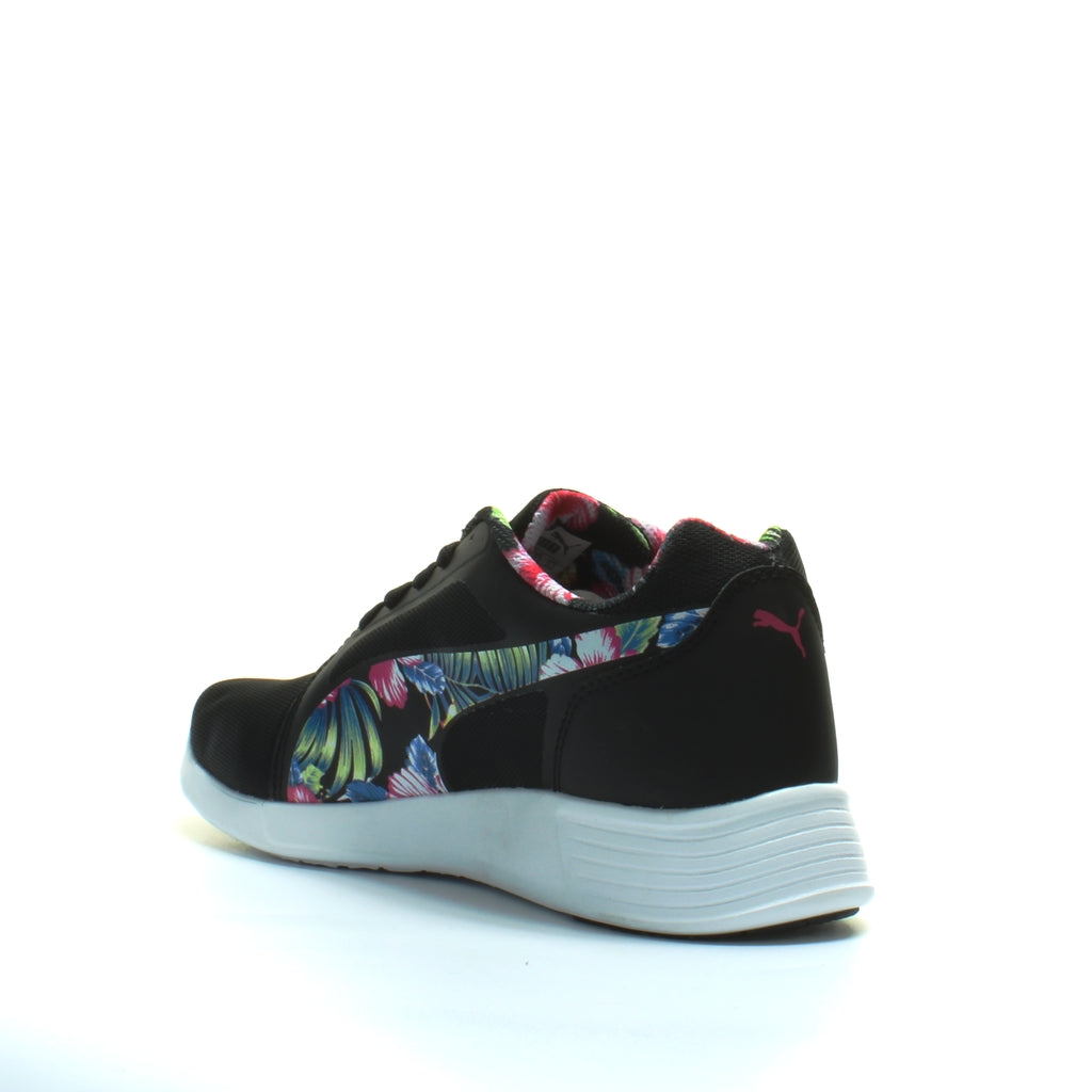 Puma ST Trainer Evo Grafic Mens Black Floral Running Trainers