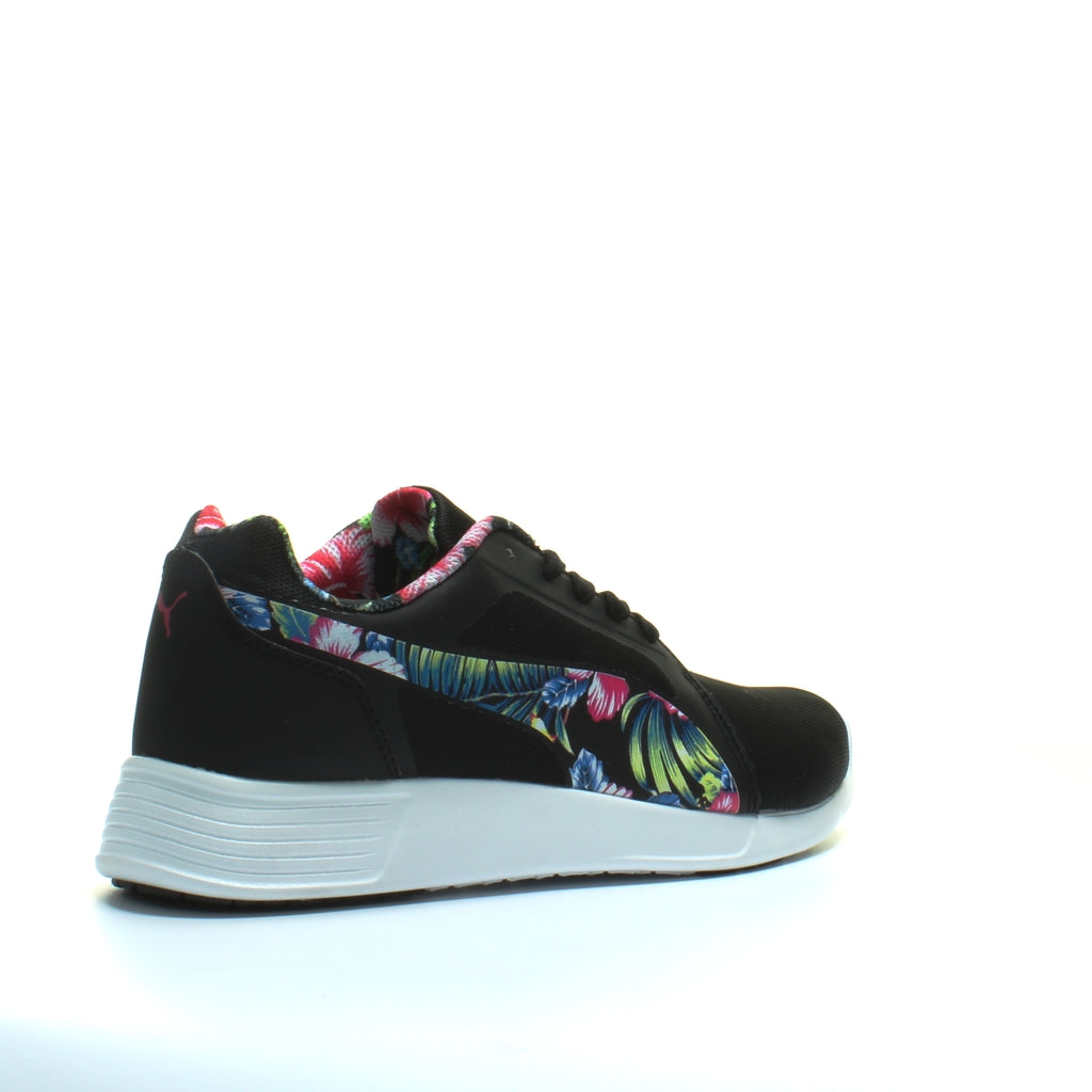 Puma ST Trainer Evo Grafic Mens Black Floral Running Trainers