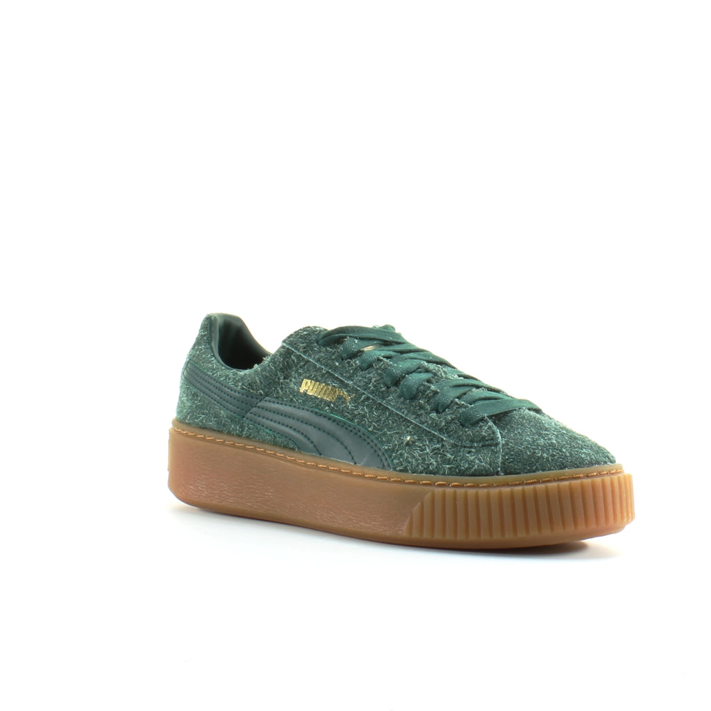 Puma Platform Elemental Womens Green Trainers