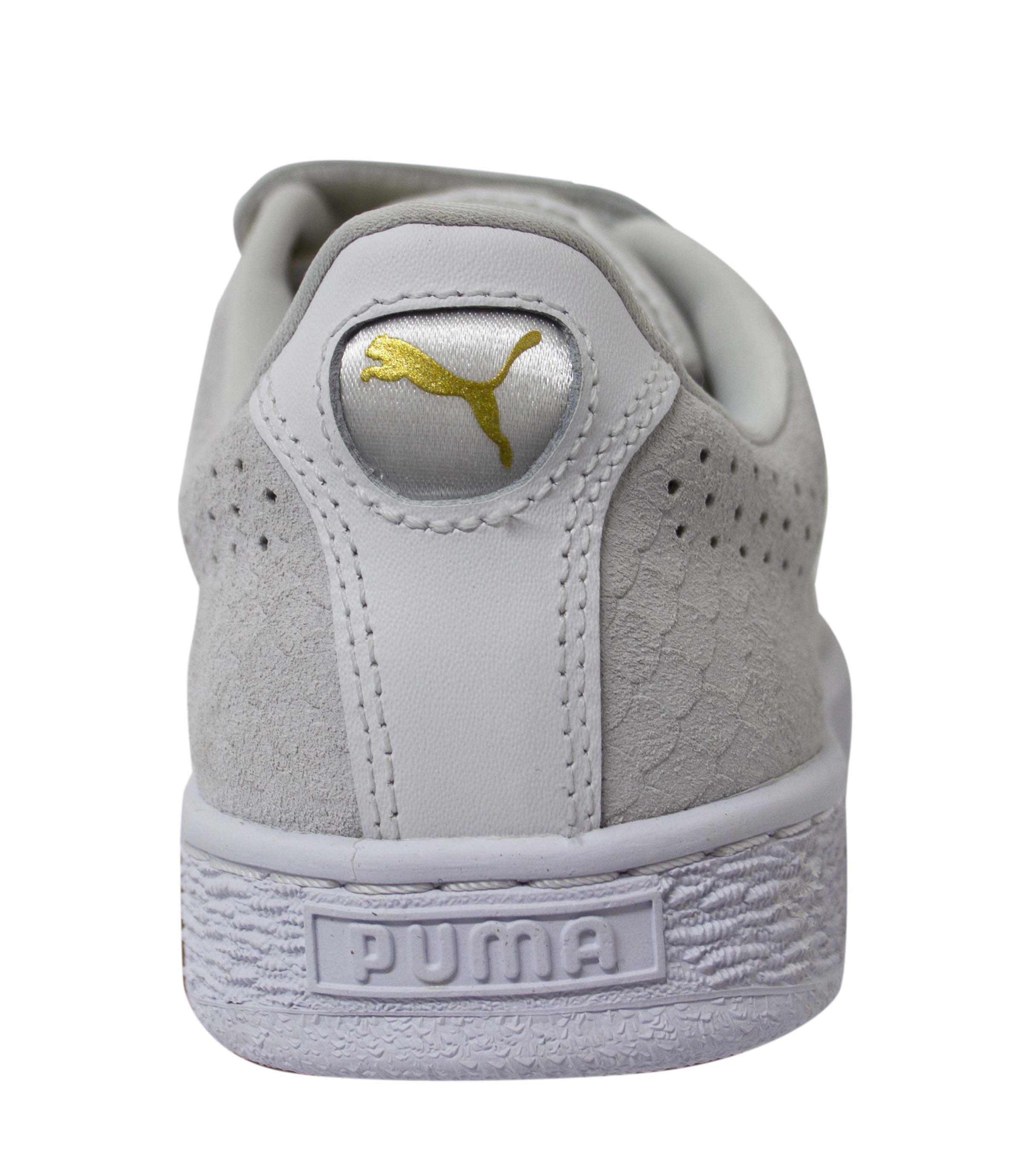 Puma Basket Womens White Trainers