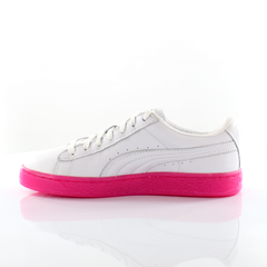 Puma Basket Classic Mono Ice Ref Womens White Trainers