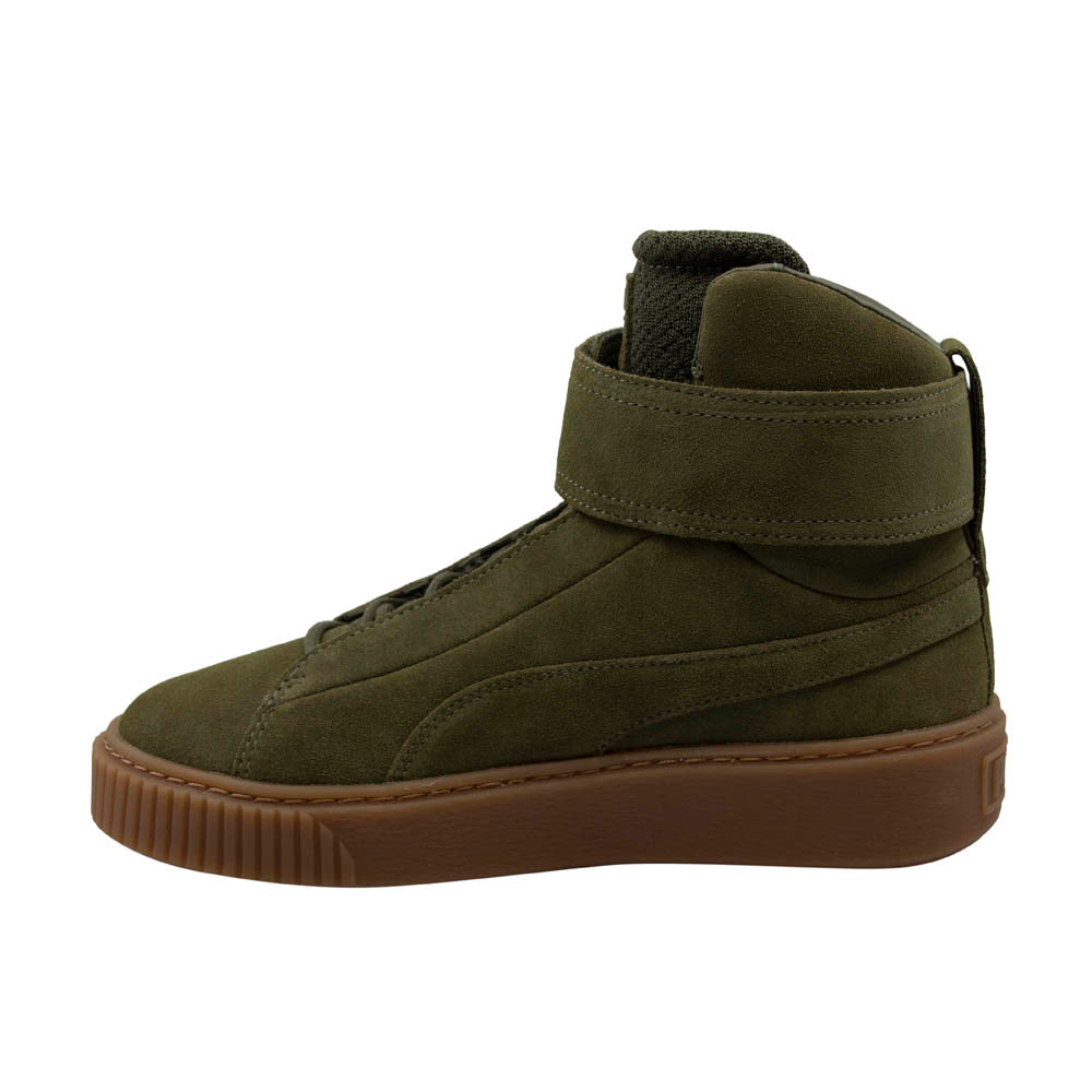 Puma Platform Mid OW Womens Green Trainers