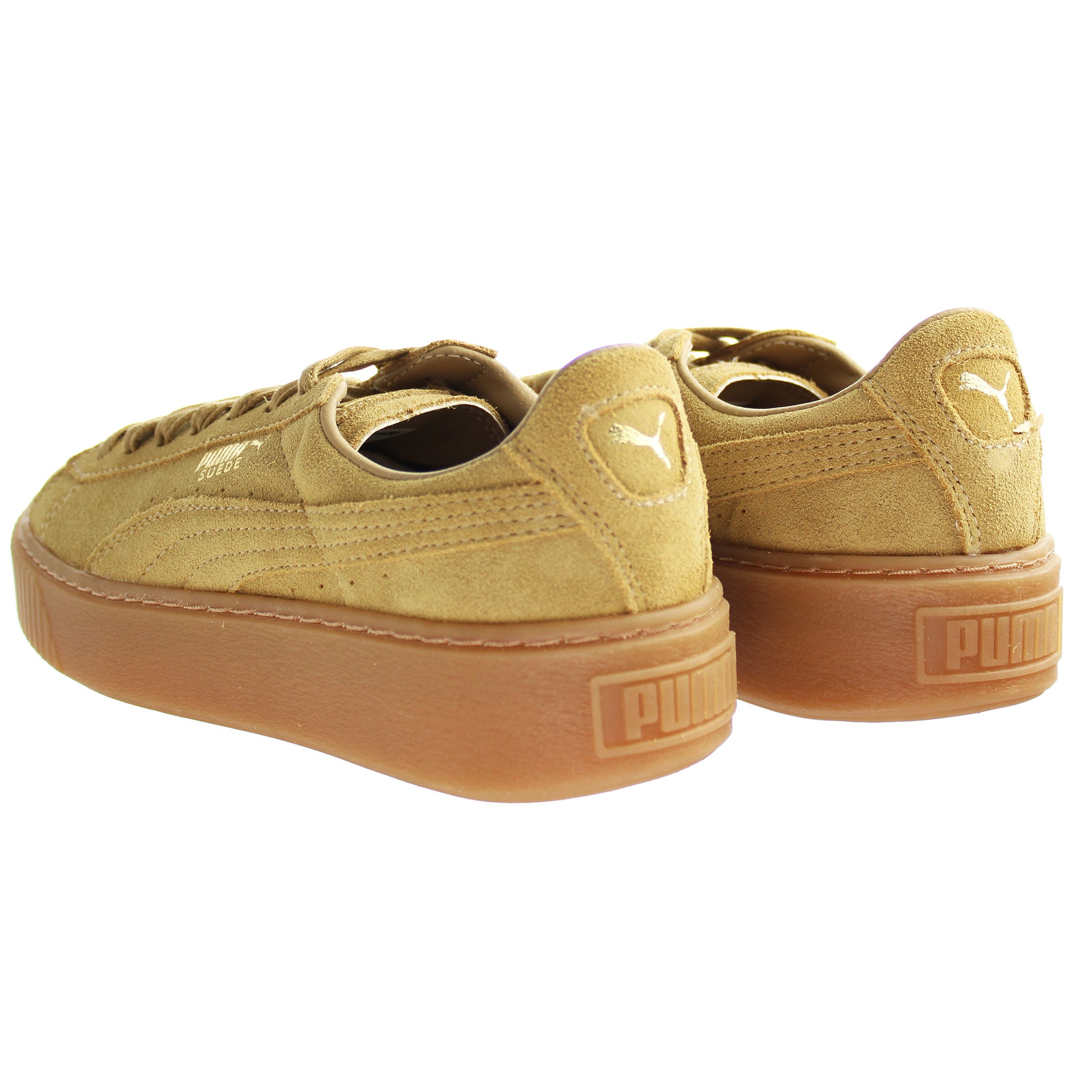 Puma Platform FL Womens Gold Trainers