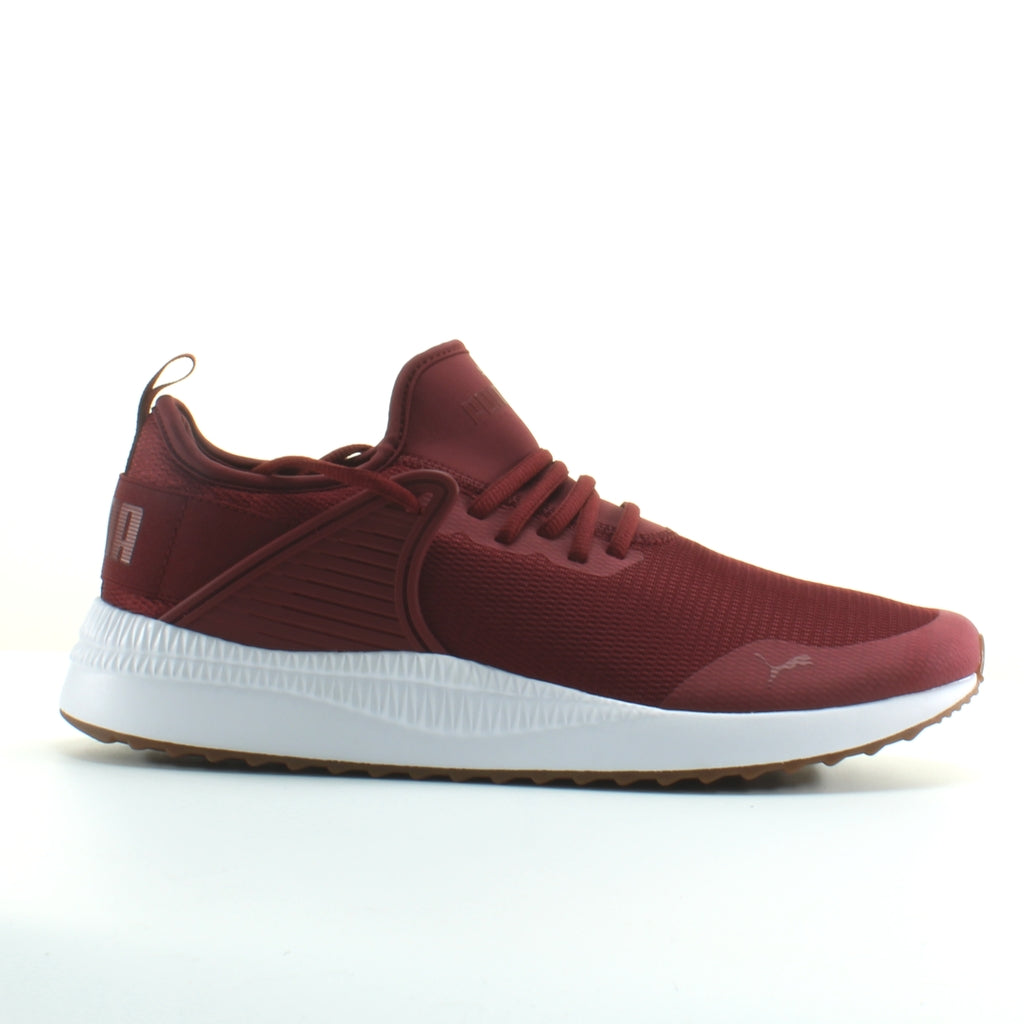 Puma Pacer Next Cage Mens Burgundy Trainers