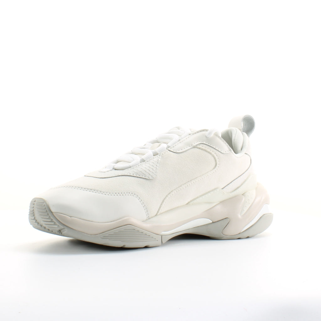 Puma Thunder Dester Mens White Leather Mens Lace Up Trainers 367997 03