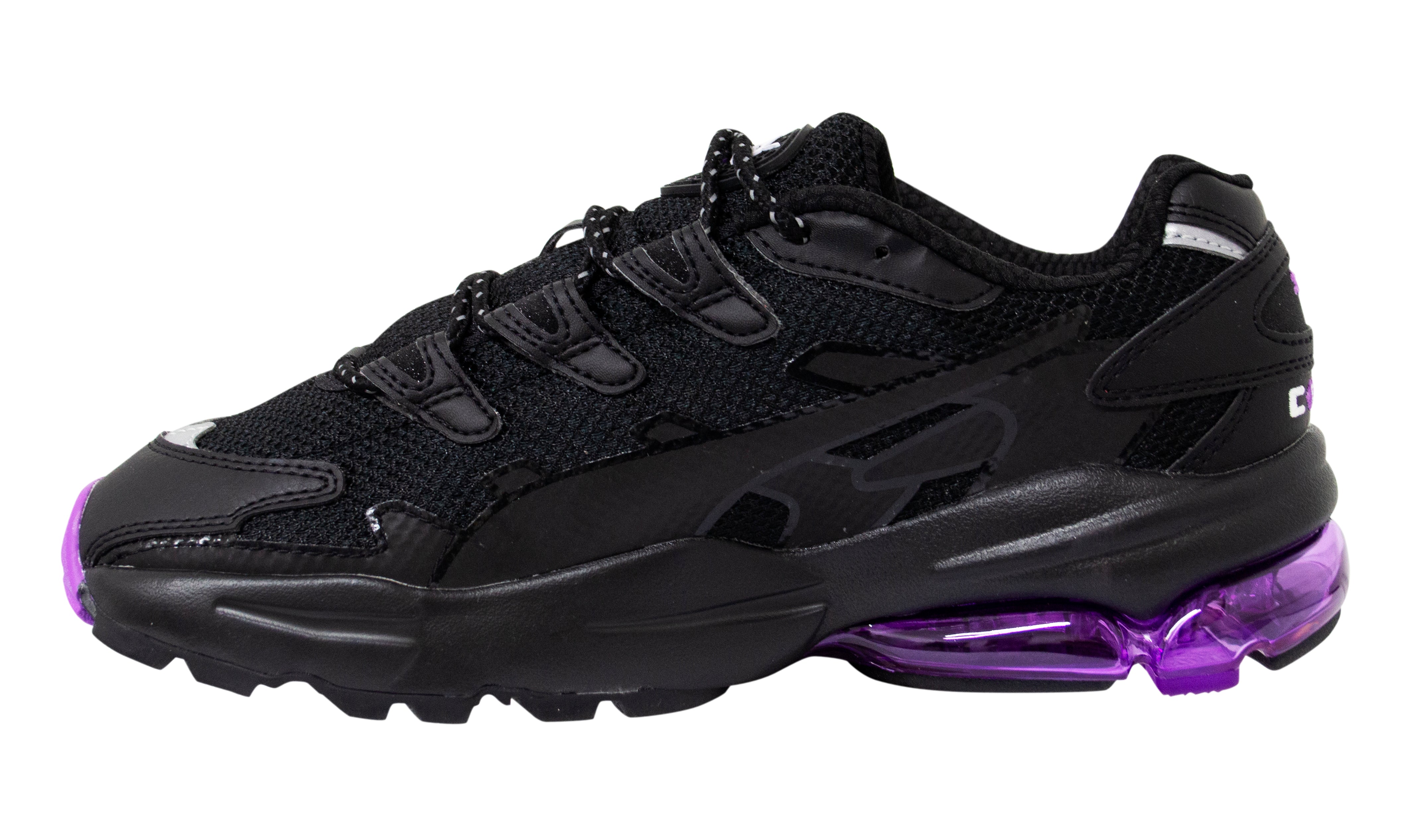 Puma Cell Alien Kotto Black Purple Low Lace Up Trainers - Mens