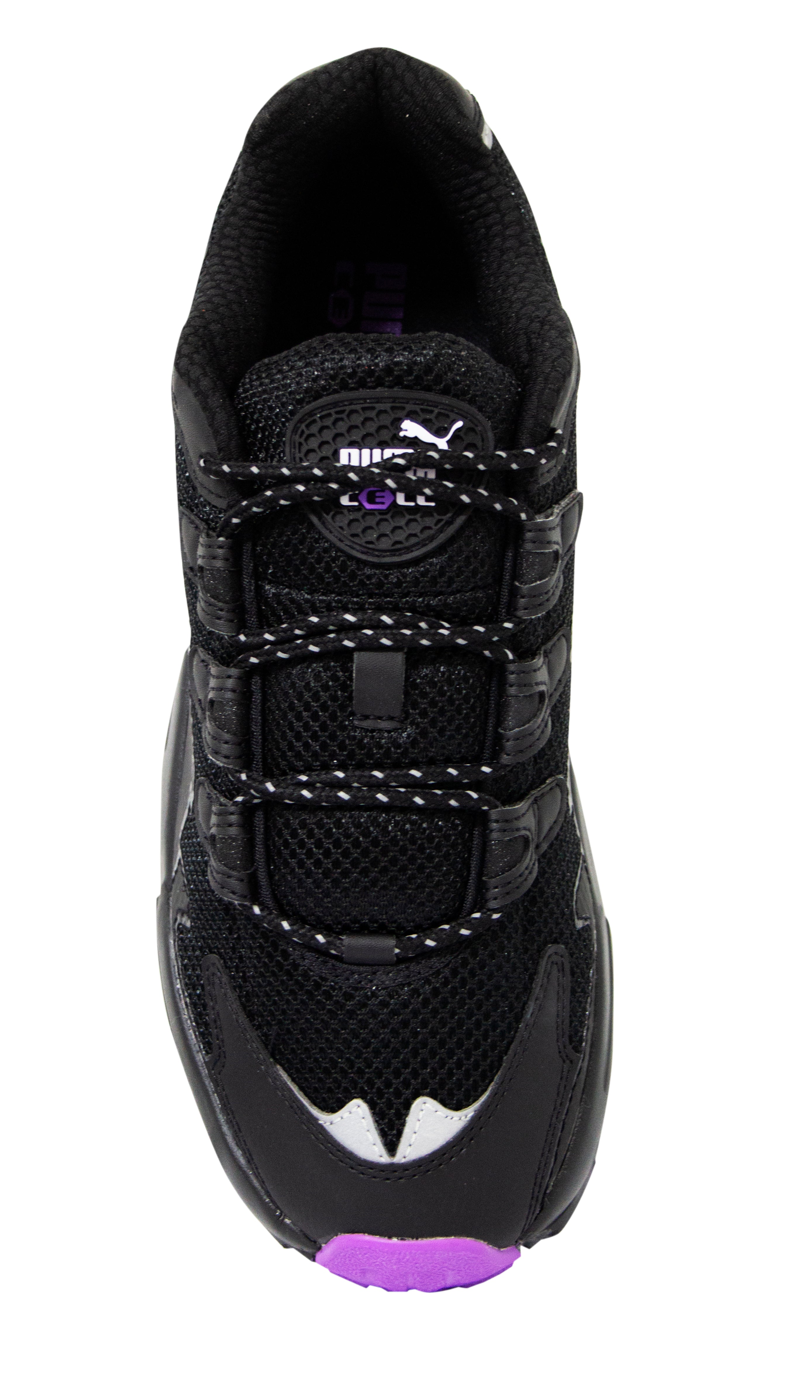 Puma Cell Alien Kotto Black Purple Low Lace Up Trainers - Mens