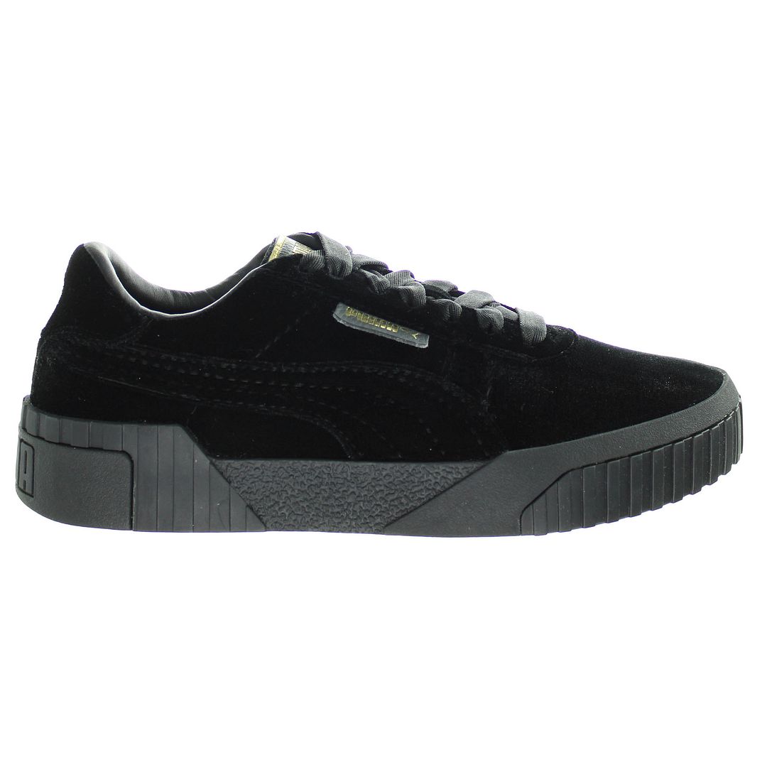 Puma Cali Velvet Womens Black Trainers