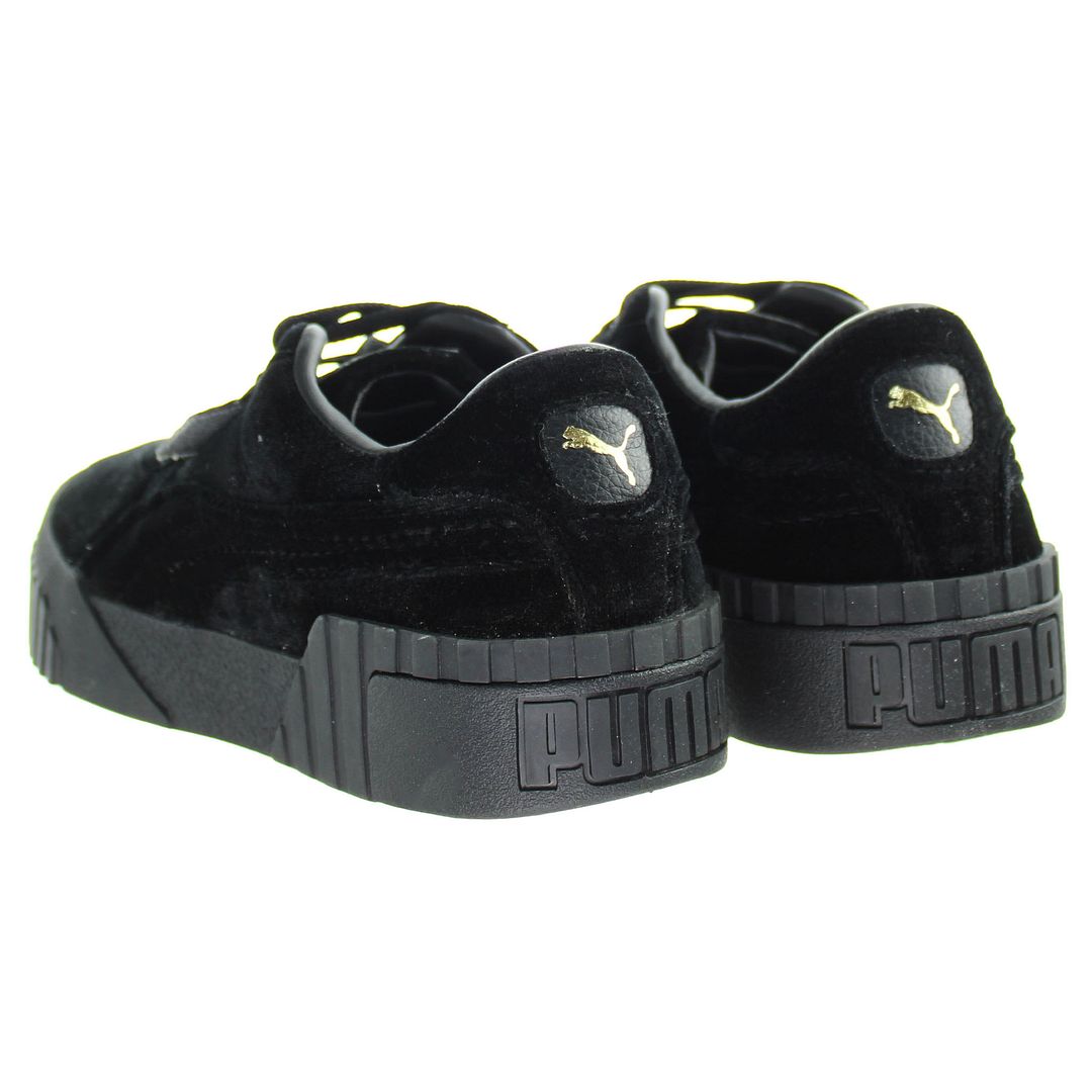 Puma Cali Velvet Womens Black Trainers