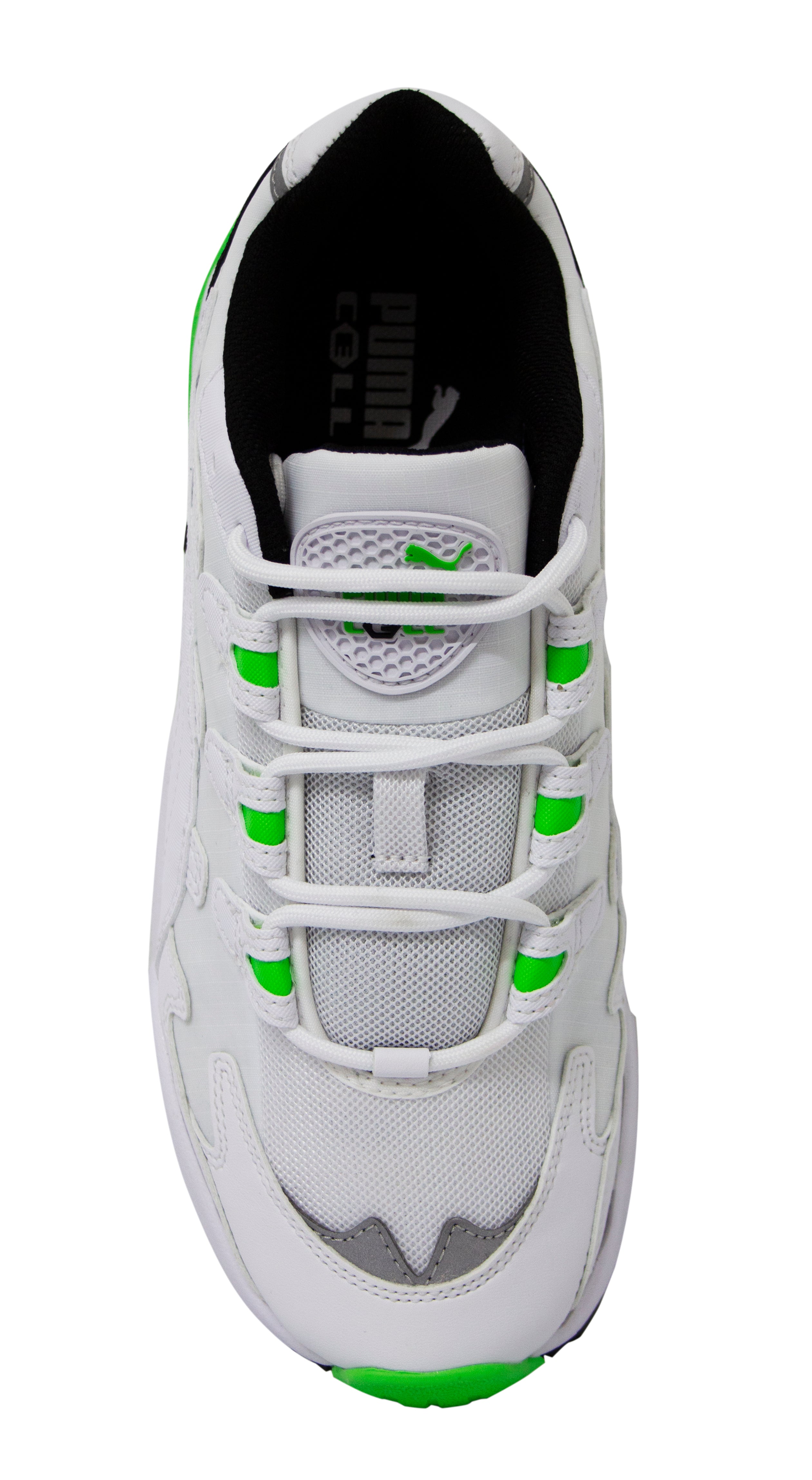 Puma Cell Alien Kite White Green Low Lace Up Mens Trainers 371438 03