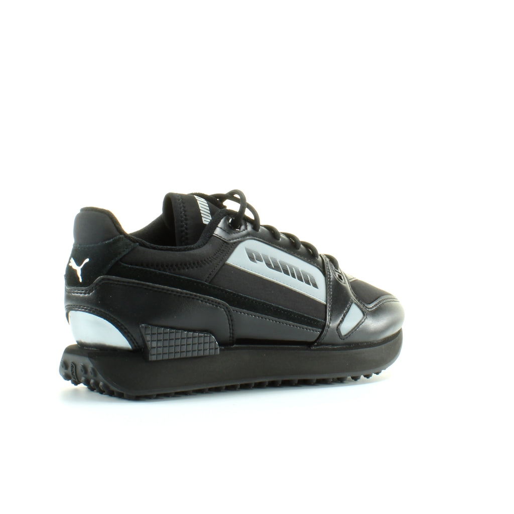 Puma Mile Rider Bright Peaks Mens Black Trainers