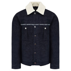 Emporio Armani Shearling Mens Denim Jacket