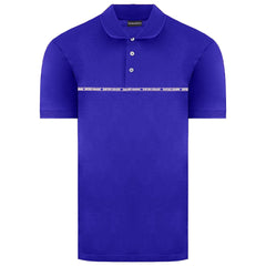 Emporio Armani Logo Mens Blue Polo Shirt