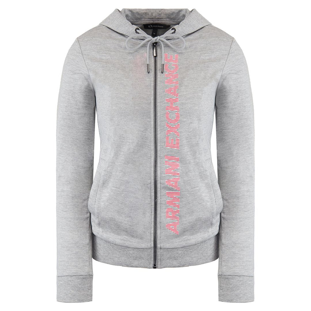 Armani Exchange Womens Grey Track Jacket