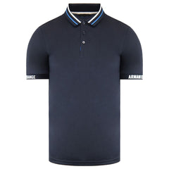 Armani Exchange Mens Navy Polo Shirt