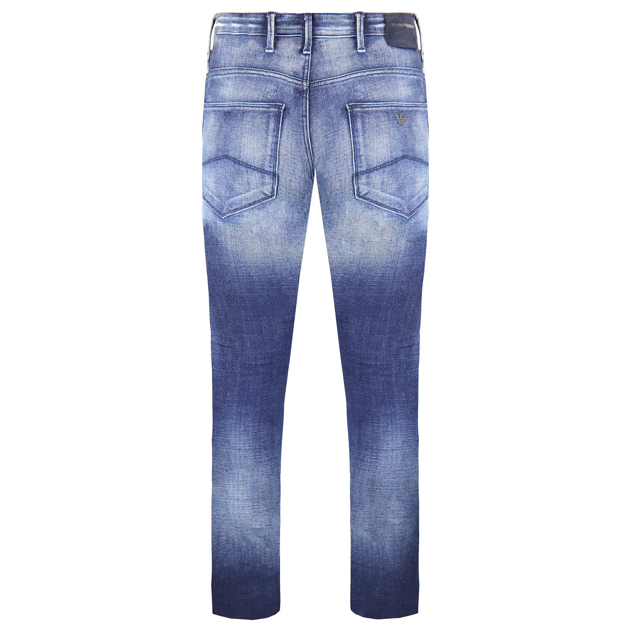 Emporio Armani Mens Blue Jeans