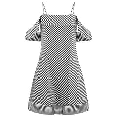 Armani Exchange Womens White/Black Dress