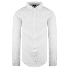 Emporio Armani Custom Fit Mens White Shirt