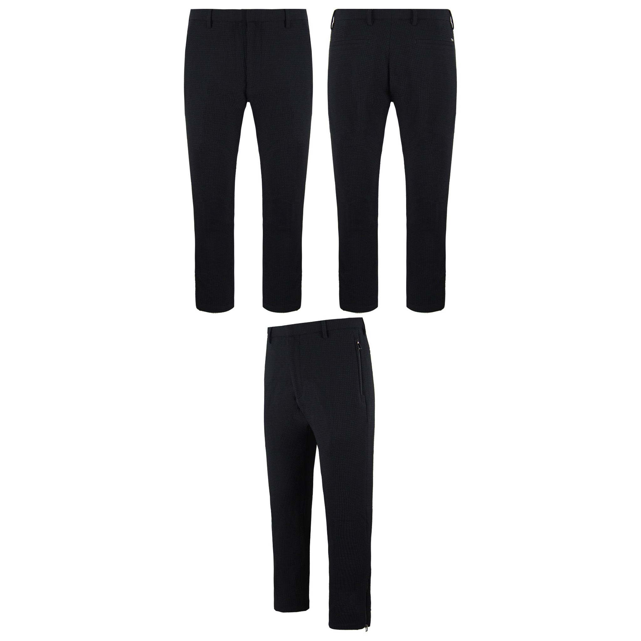 Emporio Armani Slim Fit Mens Waffle Trousers