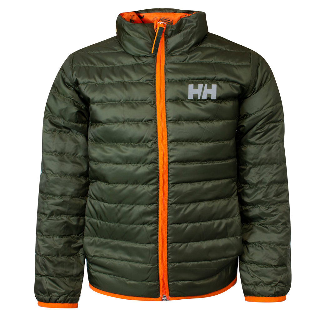 Helly Hansen Barrier Kids Green/Orange Reversible Jacket