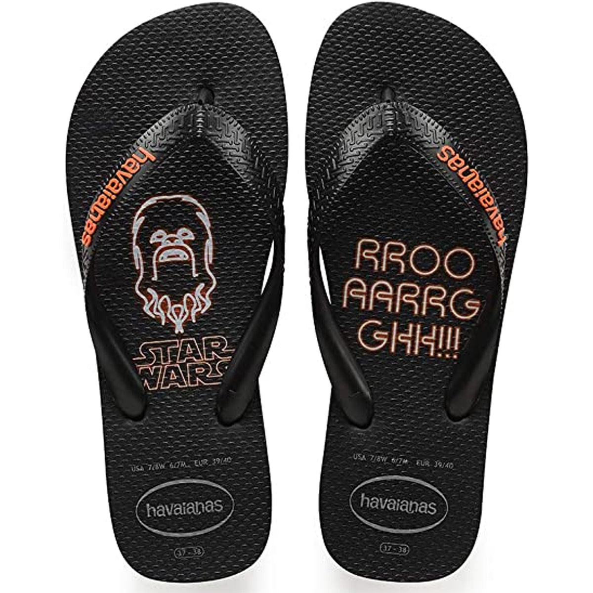 Havaianas Star Wars Mens Black Flip-Flops