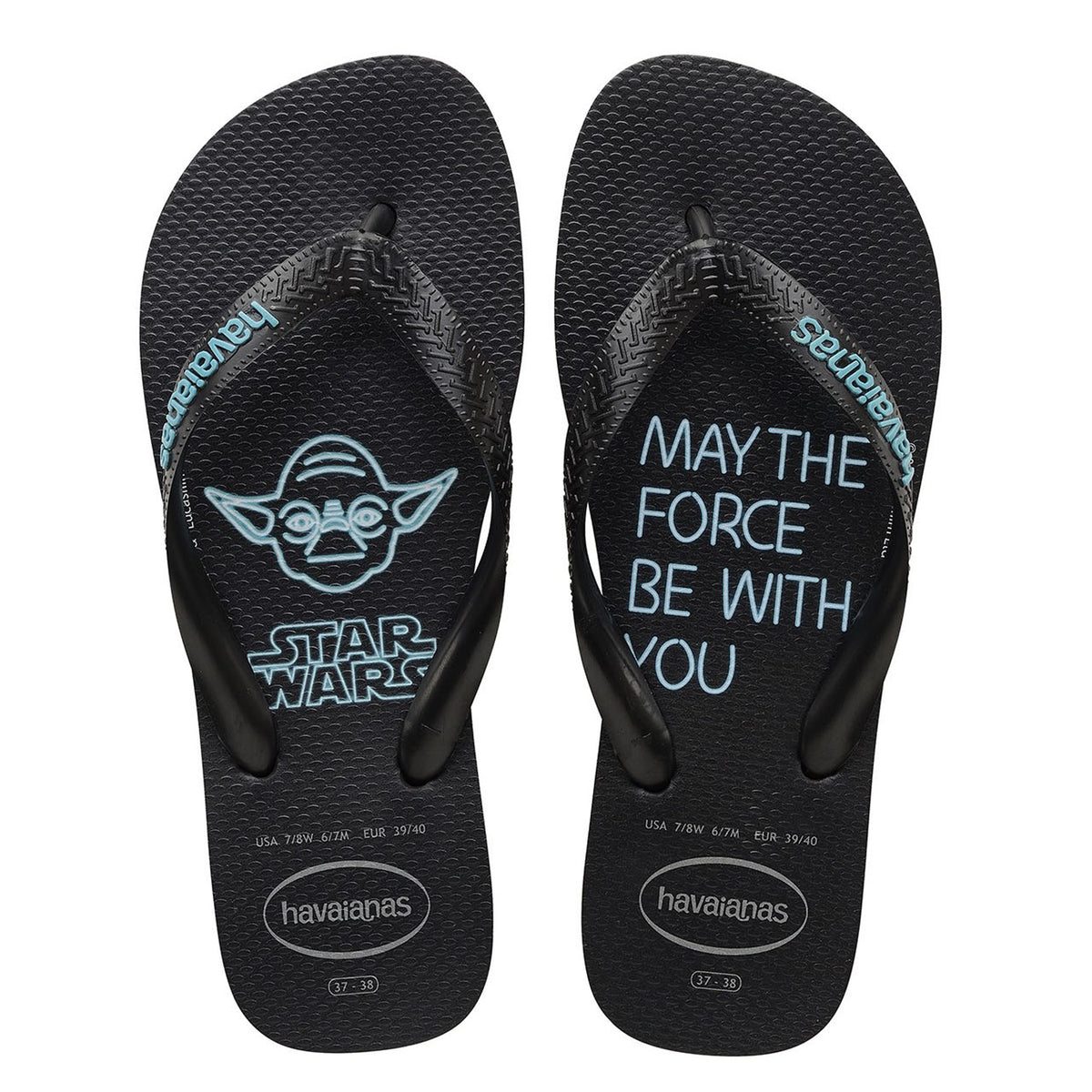 Havaianas Star Wars Mens Black Flip-Flops